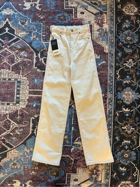 Dr. Denim Straight Leg Jeans in Cream